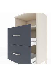 Hyperion Komodin Tek Raflı 2 Çekmeceli 60x44x106 - S48M015V2B
