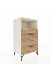 Hyperion Komodin Tek Raflı 2 Çekmeceli 60x44x106 - S48M015V3B