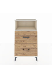 Hyperion Komodin Tek Raflı 2 Çekmeceli 60x44x106 - S48M015V3B