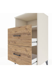 Hyperion Komodin Tek Raflı 2 Çekmeceli 60x44x106 - S48M015V3B