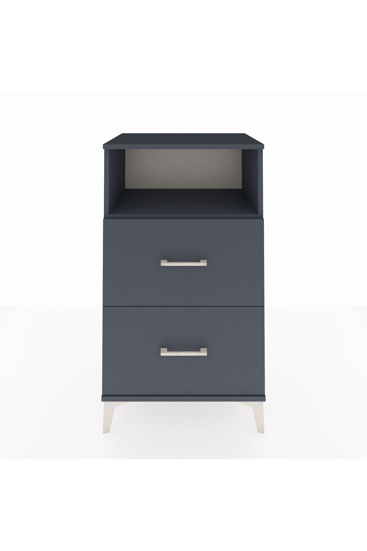 Hyperion Komodin Tek Raflı 2 Çekmeceli 60x44x106 - S48M015V5B