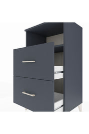 Hyperion Komodin Tek Raflı 2 Çekmeceli 60x44x106 - S48M015V5B