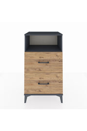 Hyperion Komodin Tek Raflı 2 Çekmeceli 60x44x106 - S48M015V6B
