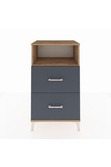 Hyperion Komodin Tek Raflı 2 Çekmeceli 60x44x106