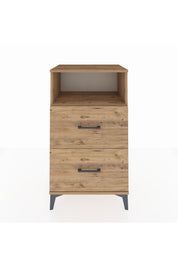 Hyperion Komodin Tek Raflı 2 Çekmeceli 60x44x106 - S48M015V9B