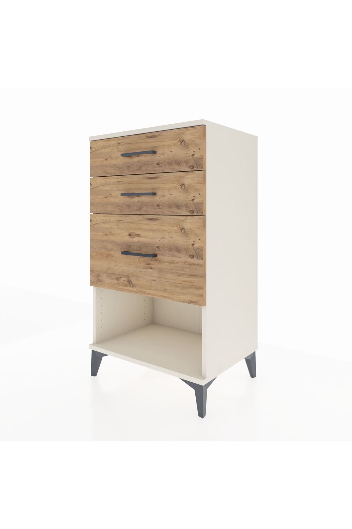 Hyperion Komodin 3 Çekmeceli 60x44x106 - S48M016V3B