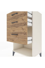 Hyperion Komodin 3 Çekmeceli 60x44x106 - S48M016V3B