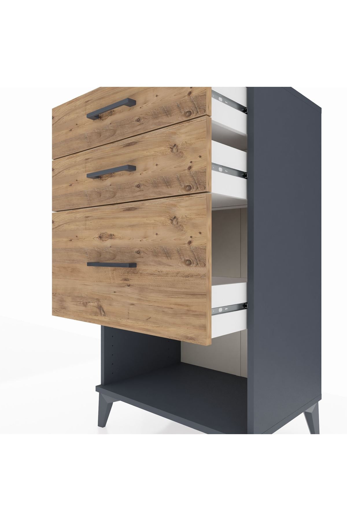 Hyperion Komodin 3 Çekmeceli 60x44x106 - S48M016V6B