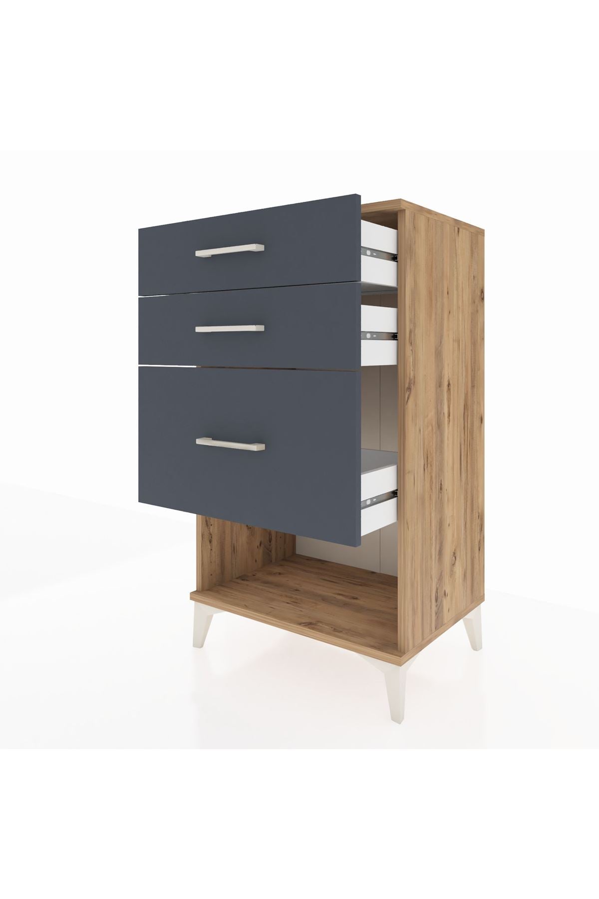 Hyperion Komodin 3 Çekmeceli 60x44x106 - S48M016V8B