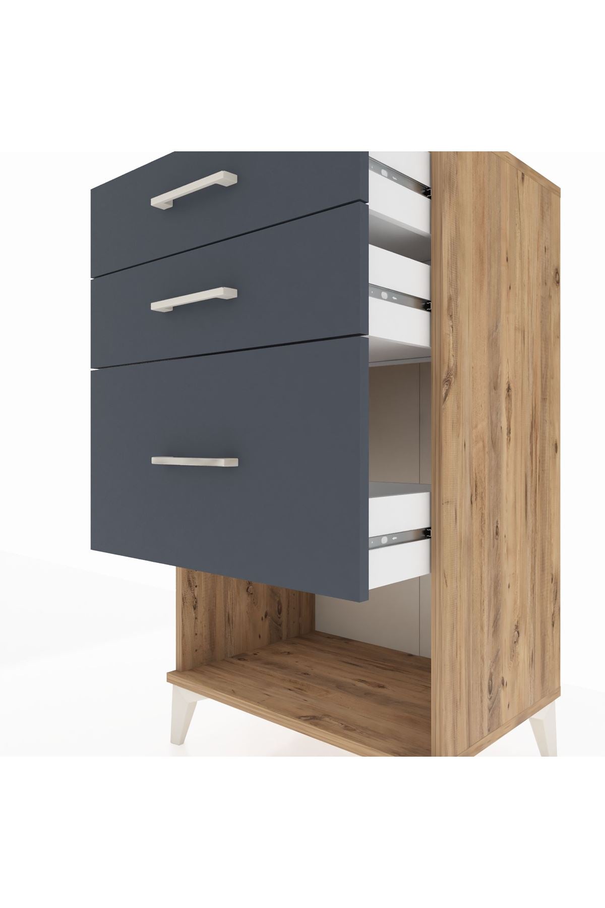 Hyperion Komodin 3 Çekmeceli 60x44x106 - S48M016V8B