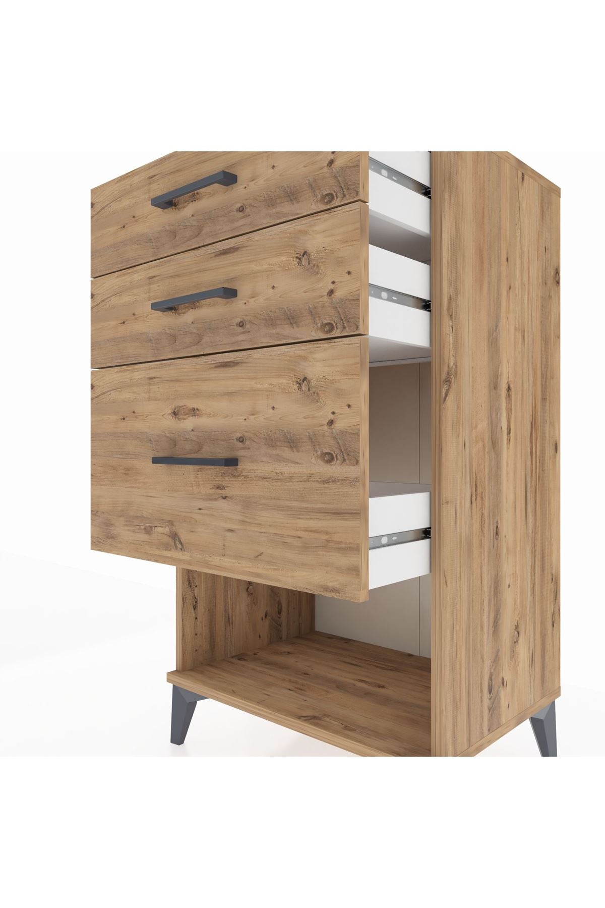 Hyperion Komodin 3 Çekmeceli 60x44x106 - S48M016V9B