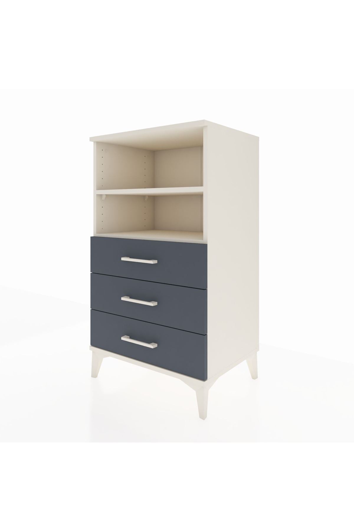 Hyperion Komodin 2 Raflı 3 Çekmeceli 60x44x106 - S48M017V2B