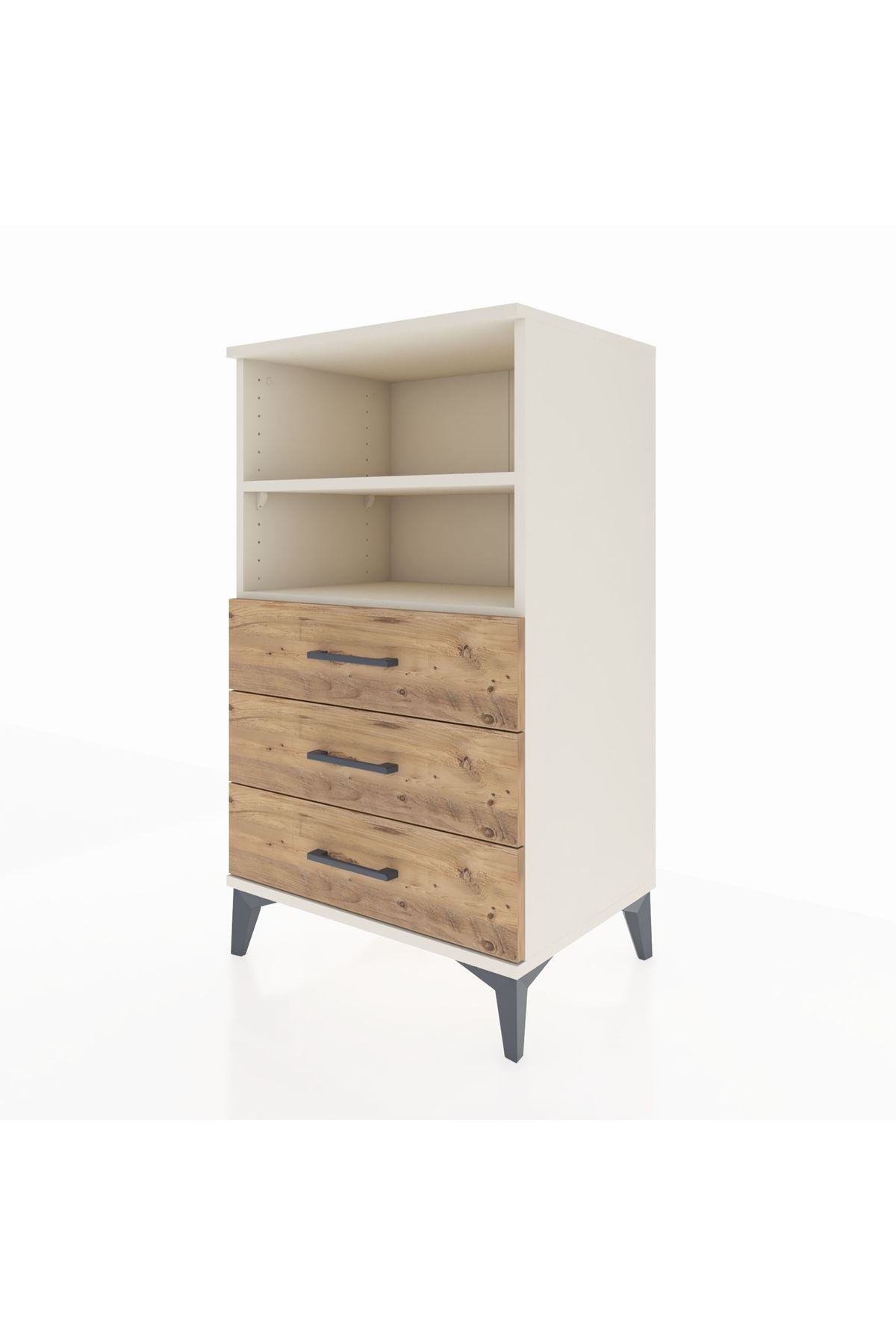 Hyperion Komodin 2 Raflı 3 Çekmeceli 60x44x106 - S48M017V3B