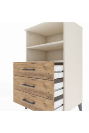 Hyperion Komodin 2 Raflı 3 Çekmeceli 60x44x106 - S48M017V3B