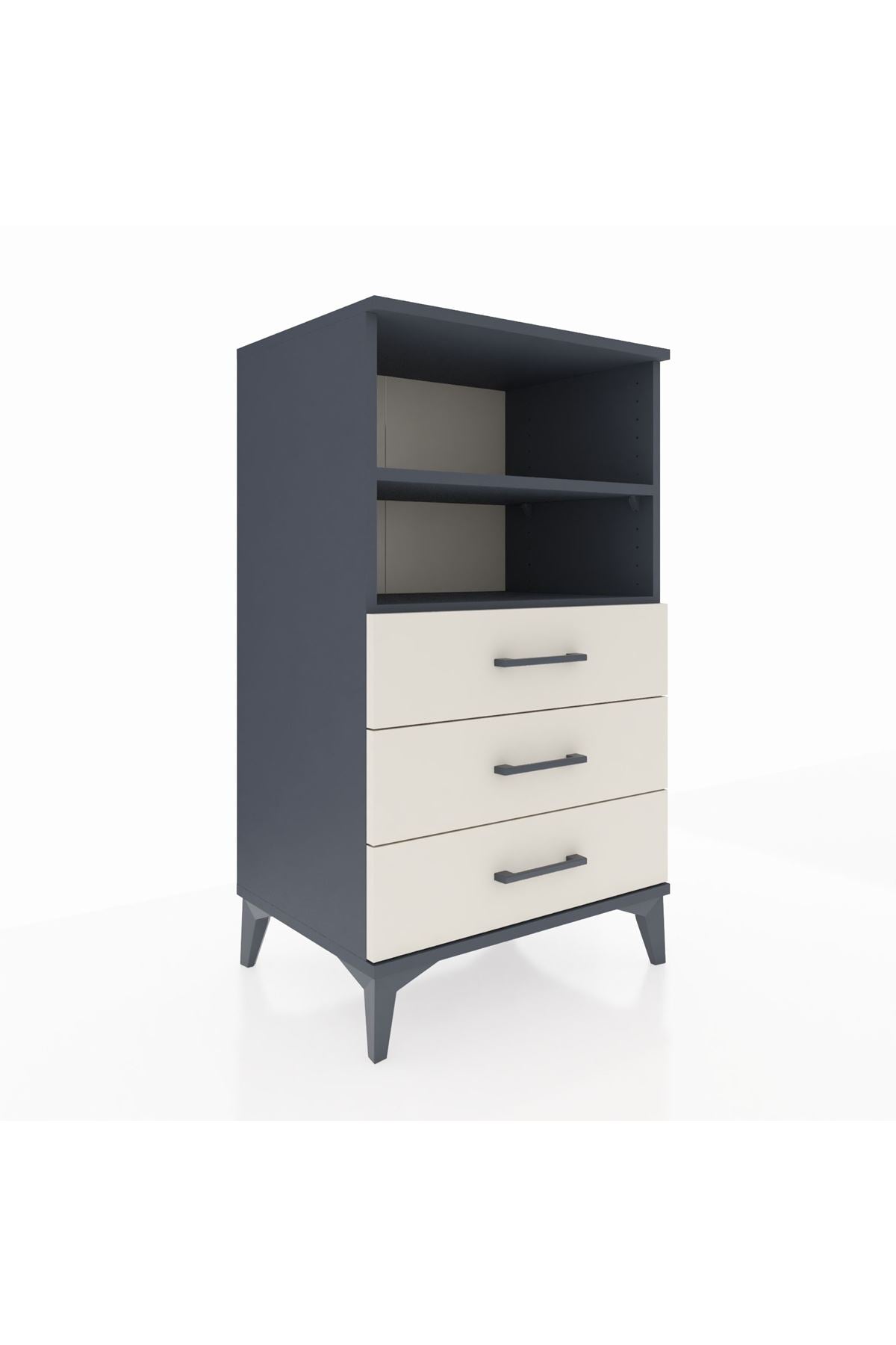 Hyperion Komodin 2 Raflı 3 Çekmeceli 60x44x106 - S48M017V4B