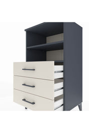 Hyperion Komodin 2 Raflı 3 Çekmeceli 60x44x106 - S48M017V4B