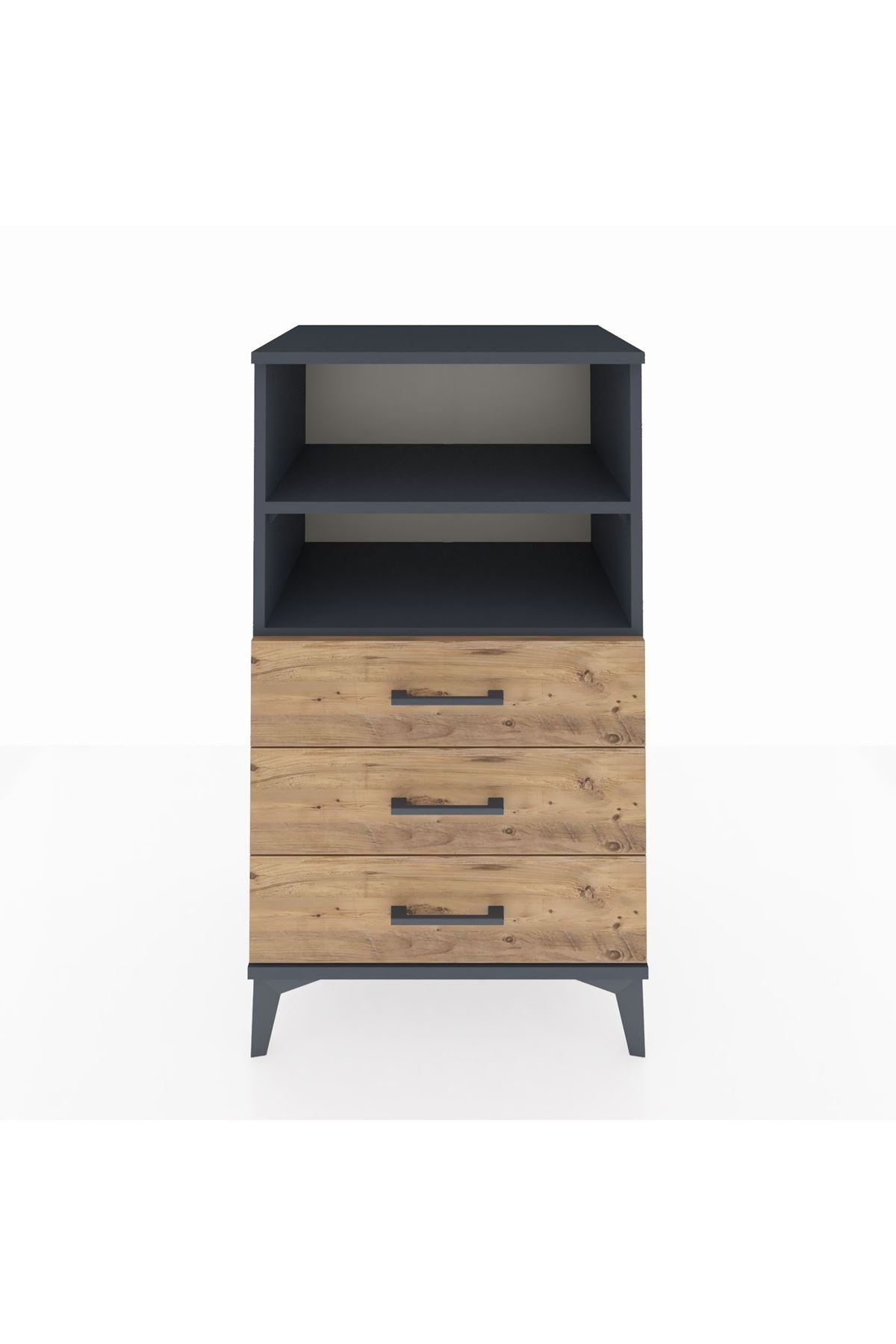 Hyperion Komodin 2 Raflı 3 Çekmeceli 60x44x106 - S48M017V6B