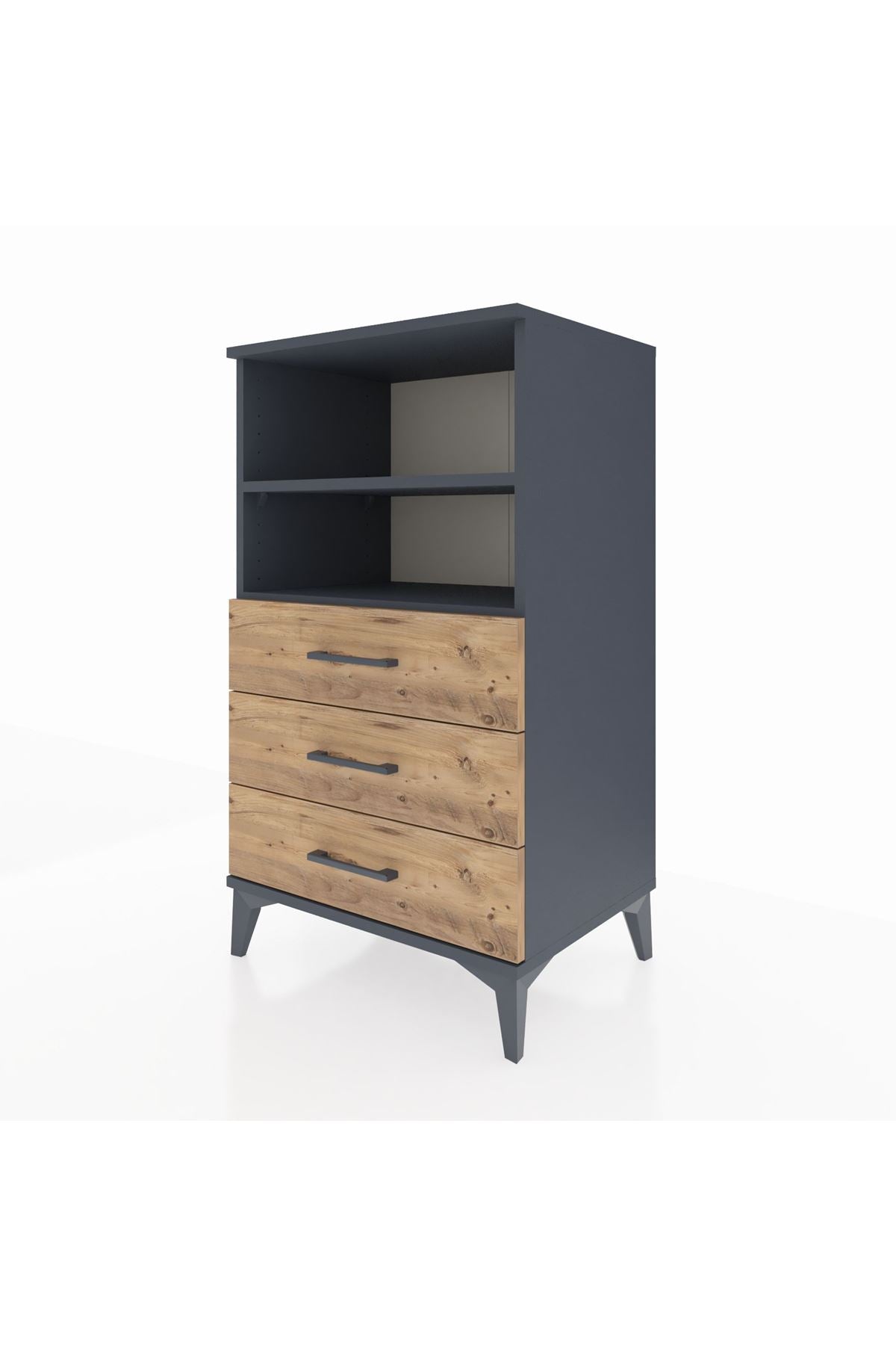 Hyperion Komodin 2 Raflı 3 Çekmeceli 60x44x106 - S48M017V6B