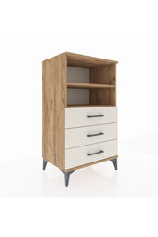Hyperion Komodin 2 Raflı 3 Çekmeceli 60x44x106 - S48M017V7B