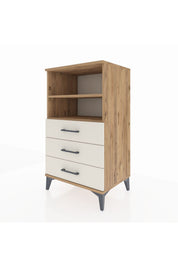 Hyperion Komodin 2 Raflı 3 Çekmeceli 60x44x106 - S48M017V7B