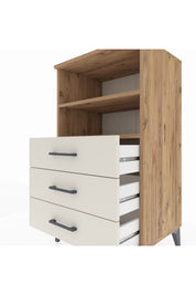 Hyperion Komodin 2 Raflı 3 Çekmeceli 60x44x106 - S48M017V7B