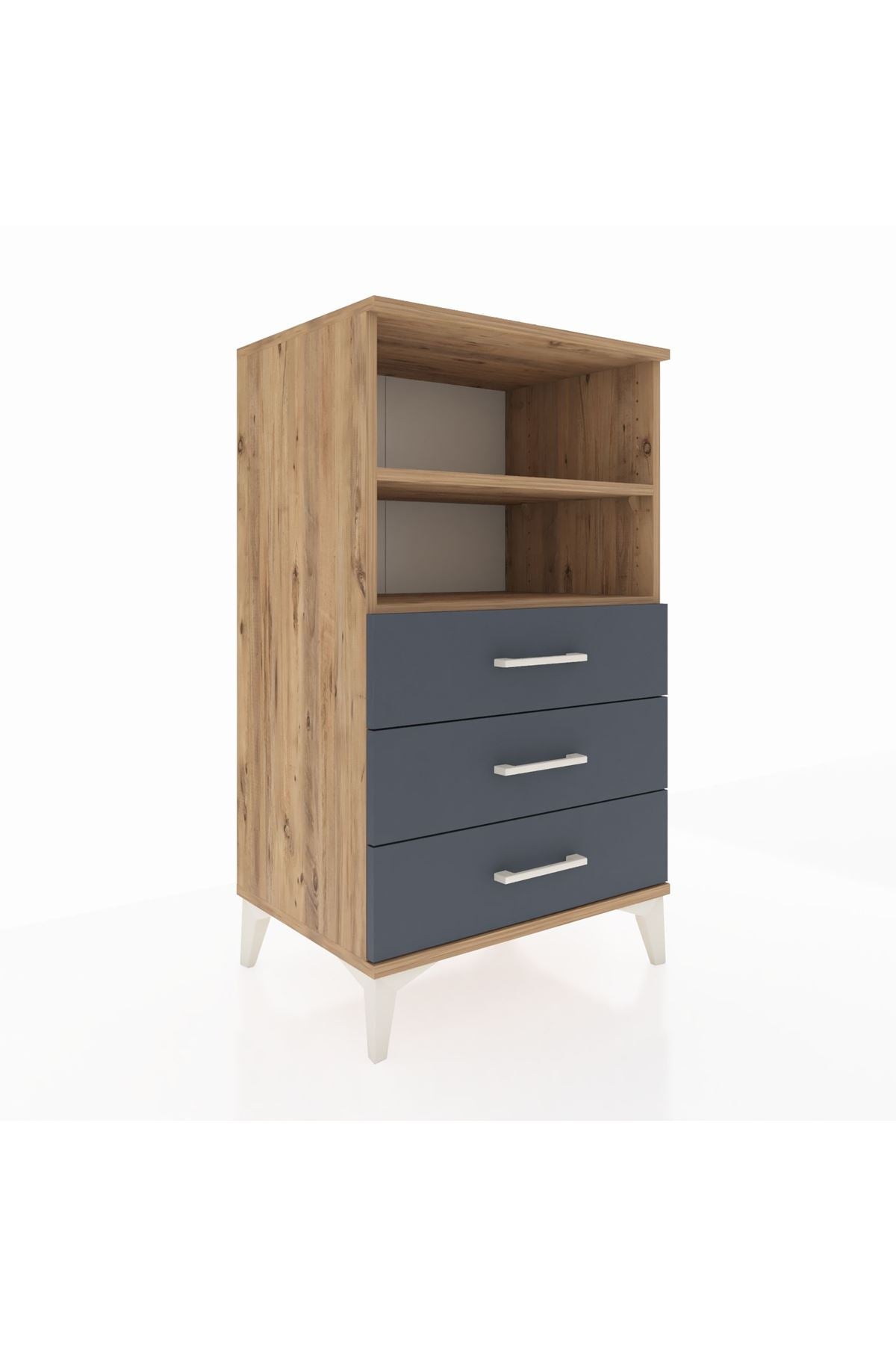 Hyperion Komodin 2 Raflı 3 Çekmeceli 60x44x106 - S48M017V8B