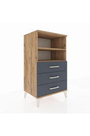 Hyperion Komodin 2 Raflı 3 Çekmeceli 60x44x106 - S48M017V8B