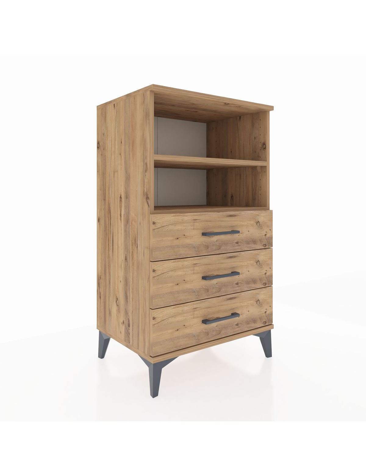 Hyperion Komodin 2 Raflı 3 Çekmeceli 60x44x106 - S48M017V9B