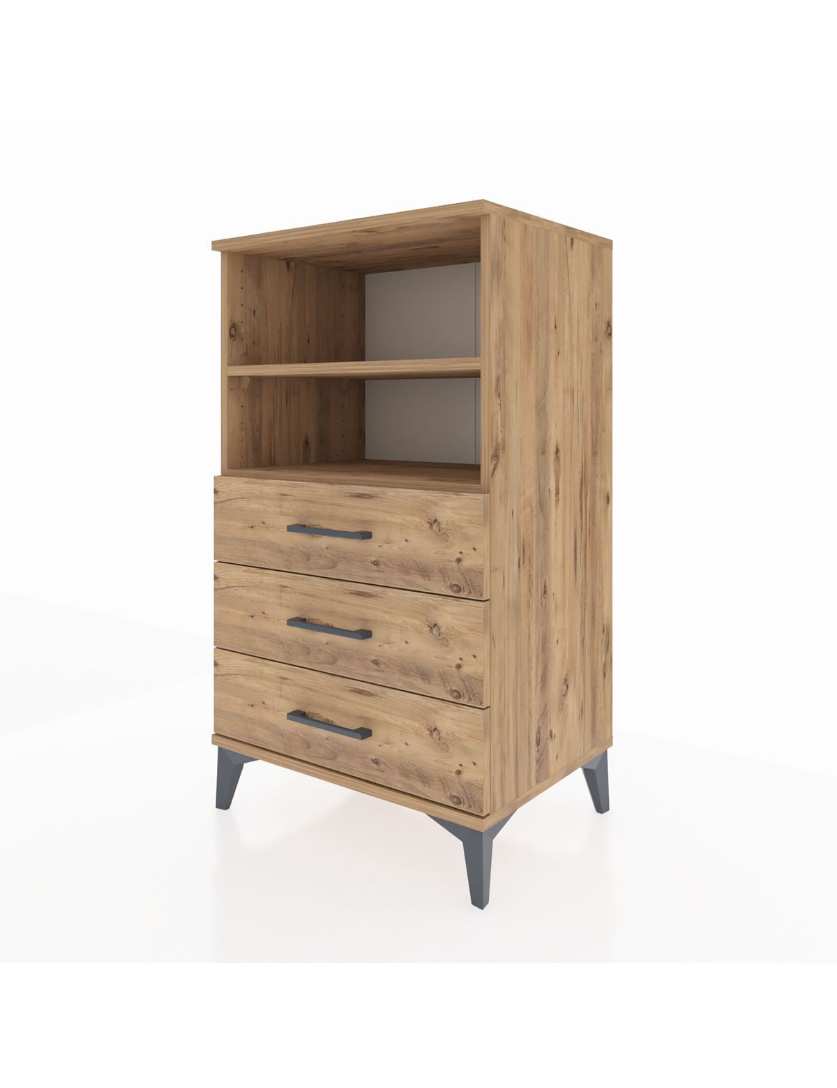 Hyperion Komodin 2 Raflı 3 Çekmeceli 60x44x106 - S48M017V9B