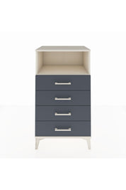 Hyperion Komodin Tek Raflı 4 Çekmeceli 60x44x106 - S48M018V2B