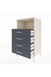 Hyperion Komodin Tek Raflı 4 Çekmeceli 60x44x106 - S48M018V2B