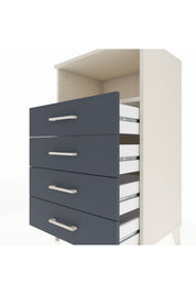 Hyperion Komodin Tek Raflı 4 Çekmeceli 60x44x106 - S48M018V2B