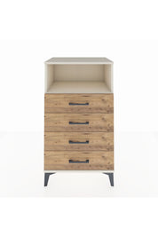 Hyperion Komodin Tek Raflı 4 Çekmeceli 60x44x106 - S48M018V3B