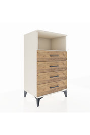 Hyperion Komodin Tek Raflı 4 Çekmeceli 60x44x106 - S48M018V3B