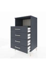 Hyperion Komodin Tek Raflı 4 Çekmeceli 60x44x106 - S48M018V5B