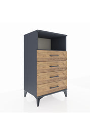 Hyperion Komodin Tek Raflı 4 Çekmeceli 60x44x106 - S48M018V6B