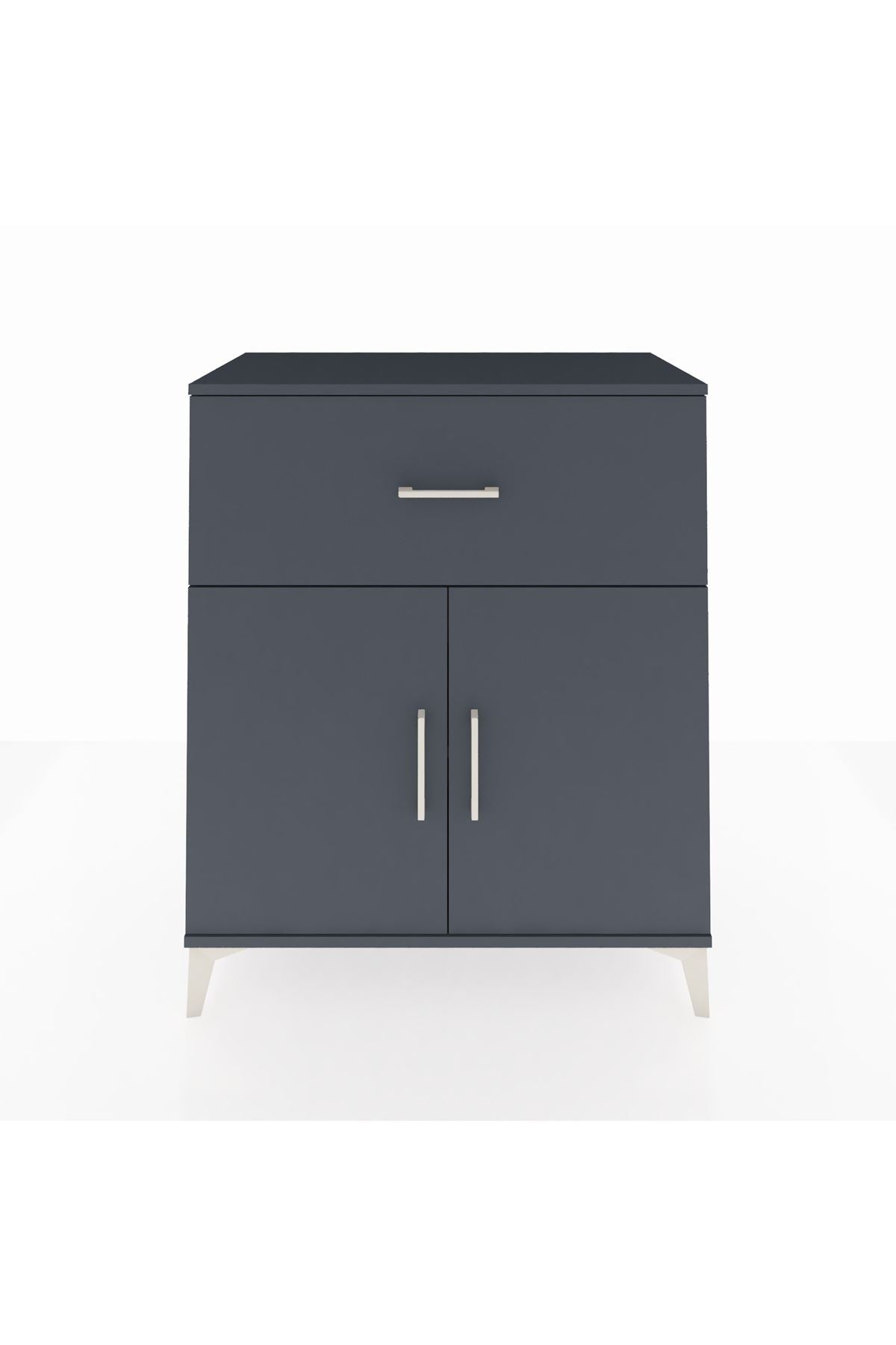 Hyperion Şifonyer Tek Raflı Tek Çekmeceli 2 Kapaklı 88x44x106 - S38M010V5B