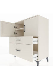 Hyperion Şifonyer 2 Raflı 2 Çekmeceli 2 Kapaklı 88x44x106 - S38M012V1B