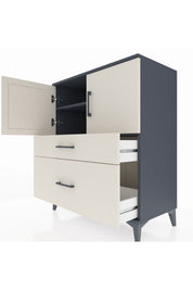Hyperion Şifonyer 2 Raflı 2 Çekmeceli 2 Kapaklı 88x44x106 - S38M012V4B