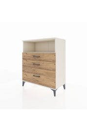 Hyperion Şifonyer Tek Raflı 3 Çekmeceli 88x44x106 - S38M014V3B