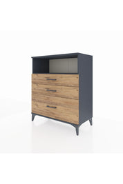 Hyperion Şifonyer Tek Raflı 3 Çekmeceli 88x44x106 - S38M014V6B
