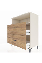 Hyperion Şifonyer Tek Raflı 2 Çekmeceli 88x44x106 - S38M015V3B