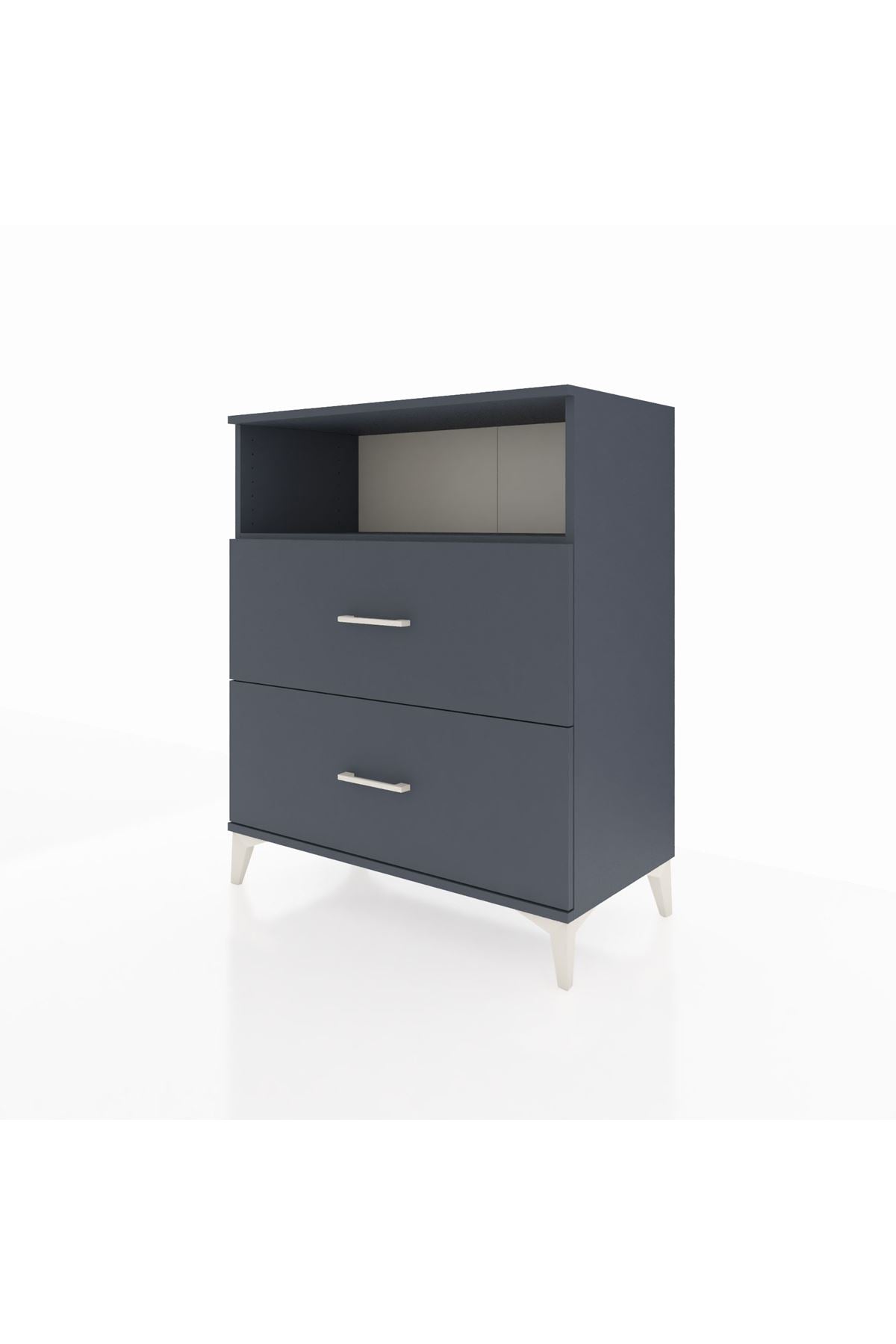 Hyperion Şifonyer Tek Raflı 2 Çekmeceli 88x44x106 - S38M015V5B