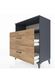 Hyperion Şifonyer Tek Raflı 2 Çekmeceli 88x44x106 - S38M015V6B