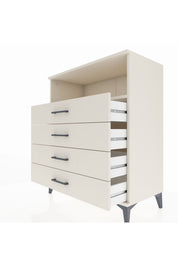 Hyperion Şifonyer Tek Raflı 4 Çekmeceli 88x44x106 - S38M018V1B