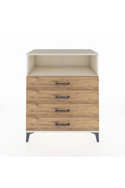 Hyperion Şifonyer Tek Raflı 4 Çekmeceli 88x44x106 - S38M018V3B