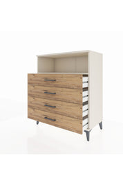 Hyperion Şifonyer Tek Raflı 4 Çekmeceli 88x44x106 - S38M018V3B