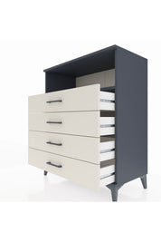 Hyperion Şifonyer Tek Raflı 4 Çekmeceli 88x44x106 - S38M018V4B