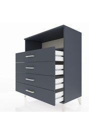Hyperion Şifonyer Tek Raflı 4 Çekmeceli 88x44x106 - S38M018V5B