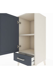 Hyperion Komodin 2 Raflı Tek Çekmeceli Tek Kapaklı 44x44x106 - S43M004V2B